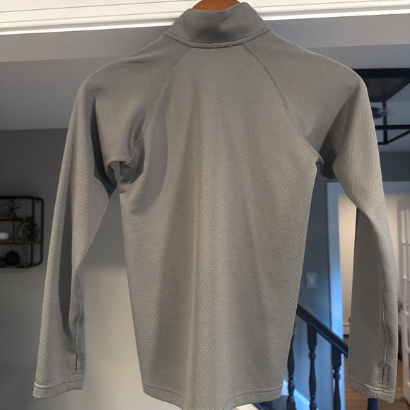 Patagonia Kids Capilene Midweight Baselayer Grey 1/4 Zip - Picture 2 of 4